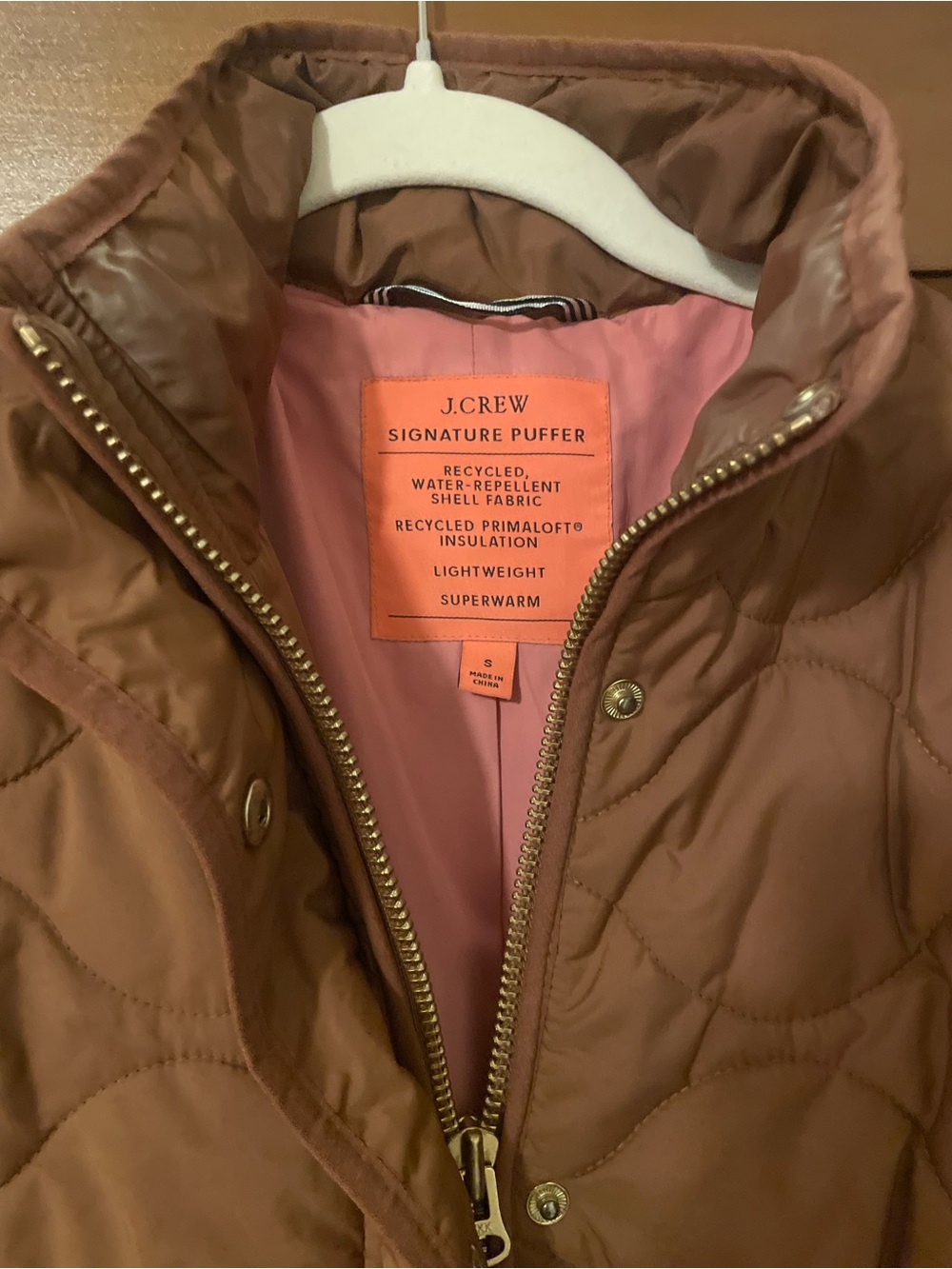 J. Crew Quilted Cacoon Puffer Coat - Picture 3 of 3